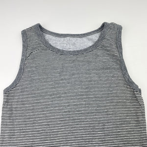 Boys Brilliant Basics, striped stretchy singlet top, EUC, size 8-10,  