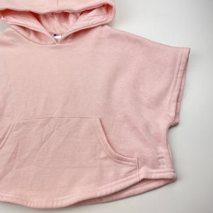 Girls H&T, pink fleece lined hoodie sweater, GUC, size 2,  