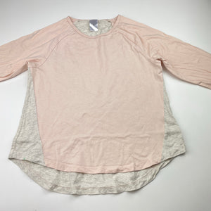 Girls Target, pink & grey long sleeve t-shirt / top, FUC, size 9,  