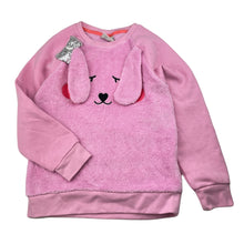 Load image into Gallery viewer, Girls B Collection, pink fleece sweater / jumper, GUC, size 7,  