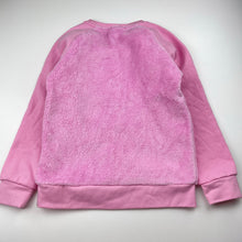 Load image into Gallery viewer, Girls B Collection, pink fleece sweater / jumper, GUC, size 7,  