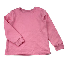 Load image into Gallery viewer, Girls B Collection, pink fleece lined sweater / jumper, EUC, size 5,  