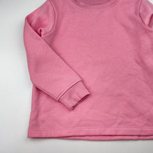 Load image into Gallery viewer, Girls B Collection, pink fleece lined sweater / jumper, EUC, size 5,  
