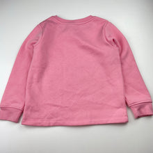 Load image into Gallery viewer, Girls B Collection, pink fleece lined sweater / jumper, EUC, size 5,  