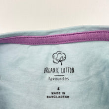 Load image into Gallery viewer, Girls Favourites, organic cotton long sleeve tee / top, FUC, size 4,  
