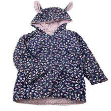 Load image into Gallery viewer, Girls Fox &amp; Finch, lightly wadded hooded jacket, light  marks cuffs, FUC, size 2,  