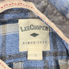 Load image into Gallery viewer, Boys Lee Cooper, checked cotton long sleeve shirt, EUC, size 3,  
