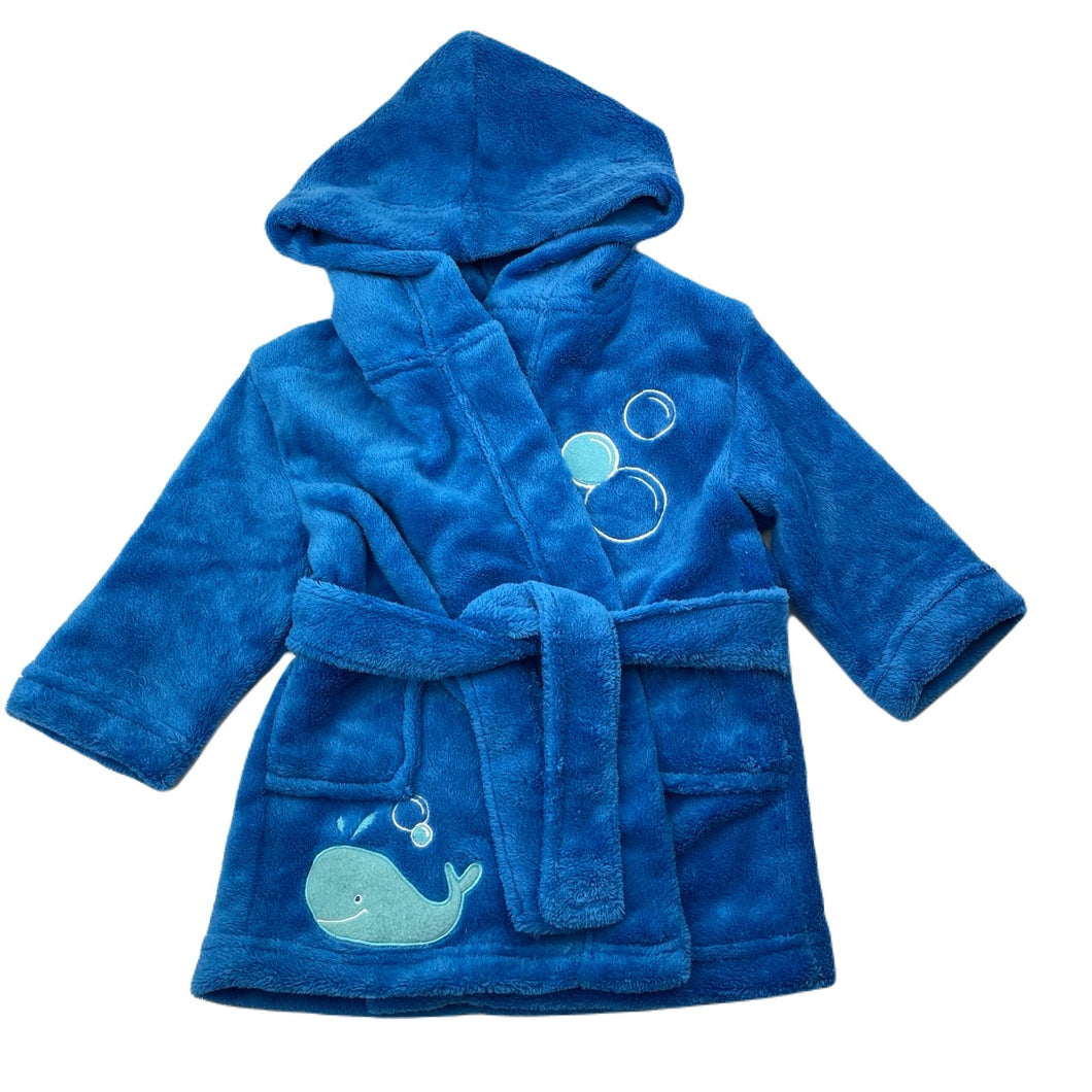 Boys Lily & Dan, soft fleece dressing gown / bath robe, EUC, size 0,  
