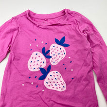 Load image into Gallery viewer, Girls Kids &amp; Co, pink cotton long sleeve tee / top, GUC, size 3,  