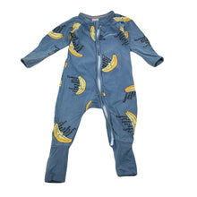 Load image into Gallery viewer, unisex Bonds, zip wondersuit / zippy / romper, bananas, FUC, size 00,  