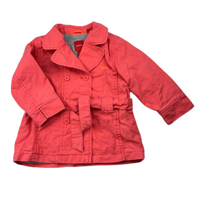 Girls Esprit, lined cotton jacket / coat, FUC, size 1-2,  