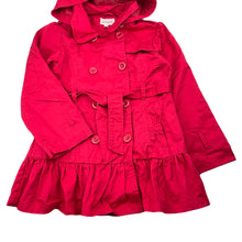 Load image into Gallery viewer, Girls Milkshake, red cotton lightweight jacket / coat, L: 54cm, EUC, size 7,  