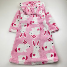 Load image into Gallery viewer, Girls Milkshake, fleece dressing gown / bath robe, L: 59cm, GUC, size 3,  