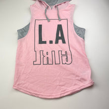 Load image into Gallery viewer, Girls B Collection, lightweight sleeveless hoodie sweater, EUC, size 14,  