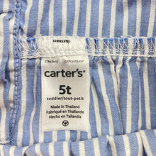 Load image into Gallery viewer, Girls Carters, striped lightweight summer top, FUC, size 5,  