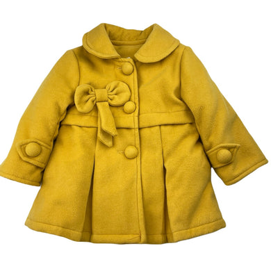 Girls NAYEB LOO AXFORD, mustard jacket / coat, L: 42cm, GUC, size 3,  