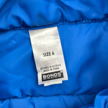 Load image into Gallery viewer, unisex Bonds, Sport, puffer vest / sleeveless jacket, EUC, size 6,  