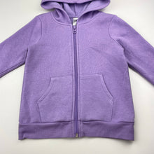 Load image into Gallery viewer, Girls H&amp;T, fleece lined zip hoodie sweater, GUC, size 3,  