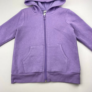 Girls H&T, fleece lined zip hoodie sweater, GUC, size 3,  