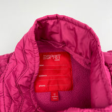 Load image into Gallery viewer, Girls Esprit, fleece lined quilted vest, GUC, size 12,  