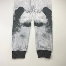 Load image into Gallery viewer, Girls Target, fleece lined track pants, panda, Inside leg: 62cm, GUC, size 10,  