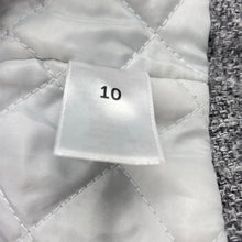 Load image into Gallery viewer, Girls Target, grey hooded jacket / coat, L: 63cm, EUC, size 10,  