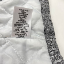Load image into Gallery viewer, Girls Target, grey hooded jacket / coat, L: 63cm, EUC, size 10,  