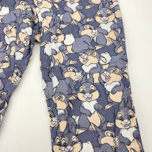 Girls Cotton On, Disney Bambi Thumper flannel cotton pyjama pants, FUC, size 6,  