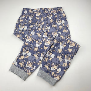 Girls Cotton On, Disney Bambi Thumper flannel cotton pyjama pants, FUC, size 6,  