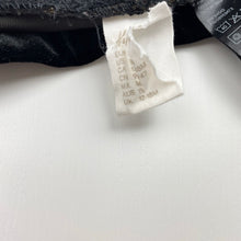 Load image into Gallery viewer, Girls H&amp;M, black velvet leggings, elasticated, EUC, size 1,  