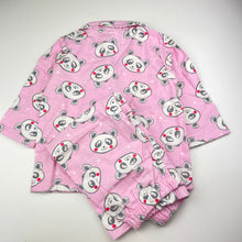 Load image into Gallery viewer, Girls LIGHTS OUT, soft feel flannel cotton winter pyjamas, EUC, size 2,  