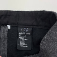 Load image into Gallery viewer, Girls COS, grey wool blend pants, adjustable, Inside leg: 40cm, EUC, size 3-4,  