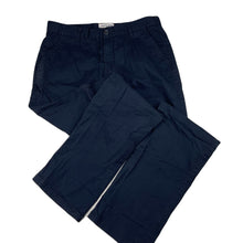 Load image into Gallery viewer, Boys Country Road, navy stretch cotton chino pants, adjustable, Inside leg: 67cm, GUC, size 12,  