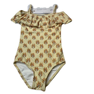Girls Children of the Tribe, feather frill swim one-piece, NEW, size 4-5,  