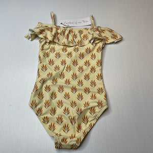 Girls Children of the Tribe, feather frill swim one-piece, NEW, size 4-5,  