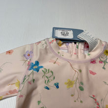 Load image into Gallery viewer, Girls Toshi, floral long sleeve swim one-piece, UPF 50+, NEW, size 00,  
