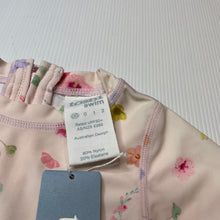 Load image into Gallery viewer, Girls Toshi, floral long sleeve swim one-piece, UPF 50+, NEW, size 00,  