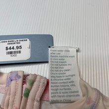 Load image into Gallery viewer, Girls Toshi, floral long sleeve swim one-piece, UPF 50+, NEW, size 00,  