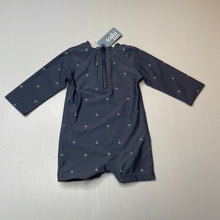 Load image into Gallery viewer, unisex Toshi, long sleeve swim one-piece, UPF 50+, NEW, size 00,  