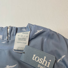 Load image into Gallery viewer, unisex Toshi, long sleeve swim one-piece, seagulls, NEW, size 0,  