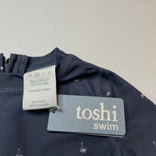 Load image into Gallery viewer, unisex Toshi, long sleeve rashie / swim top, UPF 50+, NEW, size 0,  