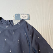 Load image into Gallery viewer, unisex Toshi, blue long sleeve rashie / swim top, UPF 50+, NEW, size 1,  