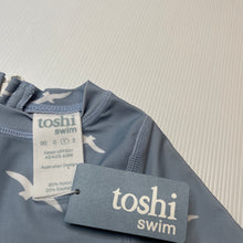 Load image into Gallery viewer, unisex Toshi, long sleeve rashie / swim top, seagulls, NEW, size 1,  