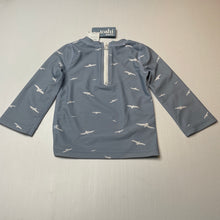 Load image into Gallery viewer, unisex Toshi, long sleeve rashie / swim top, seagulls, NEW, size 1,  