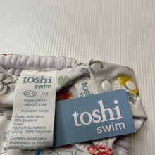 Load image into Gallery viewer, Girls Toshi, floral swim nappy / bottoms, NEW, size 00-0,  