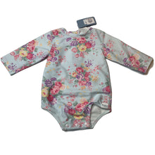 Load image into Gallery viewer, Girls Toshi, long sleeve floral swim one-piece, UPF 50+, NEW, size 00,  