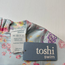 Load image into Gallery viewer, Girls Toshi, long sleeve floral swim one-piece, UPF 50+, *light marks near poppers*, NEW, size 0,  