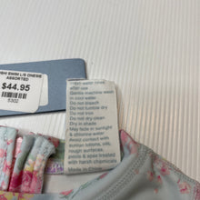 Load image into Gallery viewer, Girls Toshi, long sleeve floral swim one-piece, UPF 50+, *light marks near poppers*, NEW, size 0,  