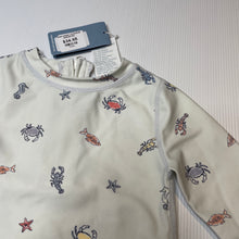 Load image into Gallery viewer, unisex Toshi, long sleeve rashie / swim top, UPF 50+, NEW, size 0,  