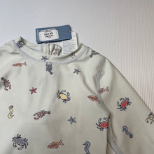 Load image into Gallery viewer, unisex Toshi, long sleeve rashie / swim top, UPF 50+, *light marks left sleeve*, NEW, size 1,  